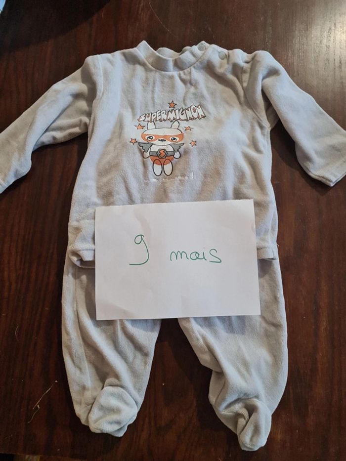 Pyjama velour 2 pièces