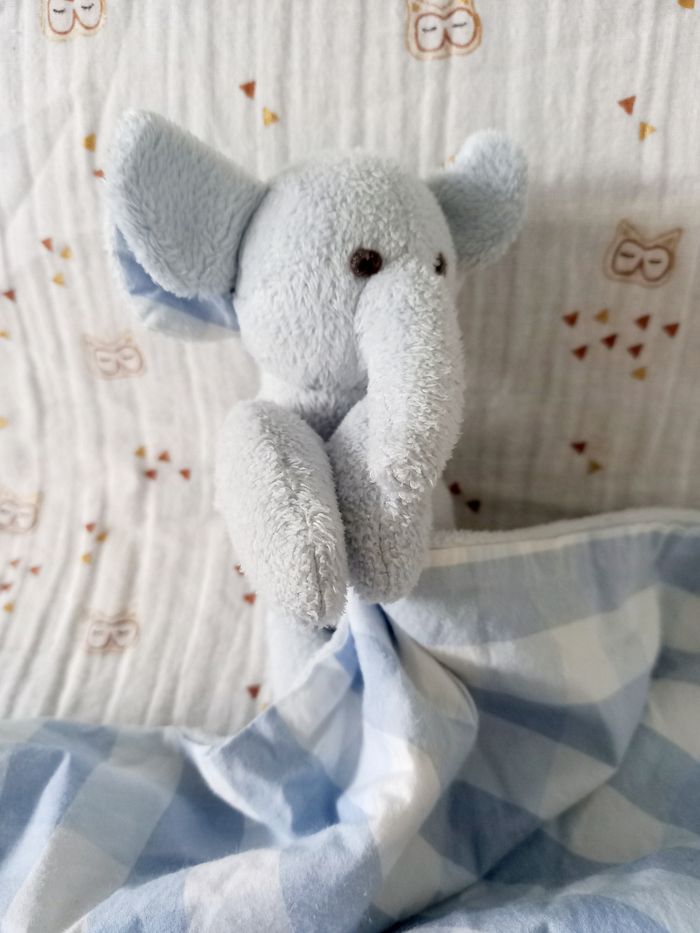 Doudou éléphant Textura - photo numéro 2