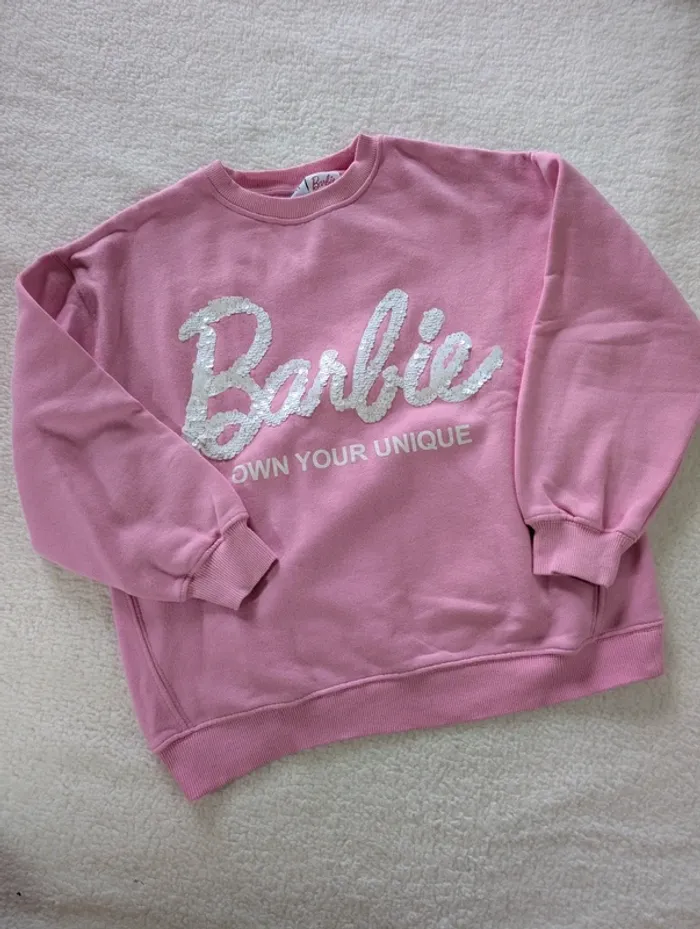 🩷 Sweat Zara × Barbie – 11/12 ans - photo numéro 2
