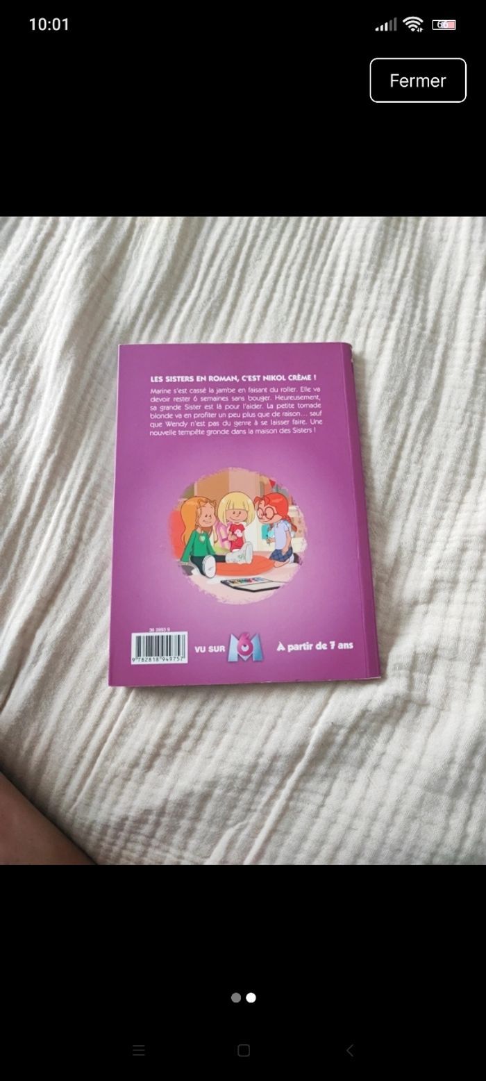 Livre les sisters plâtrées. - photo numéro 2