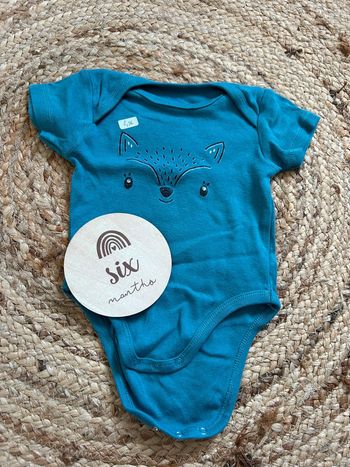 Body 6 mois manches courtes