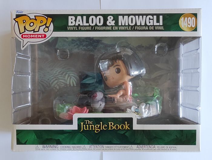 Funko POP Baloo & Mowgli #1490 - Disney - Le Livre de la Jungle - Figurine Vinyle