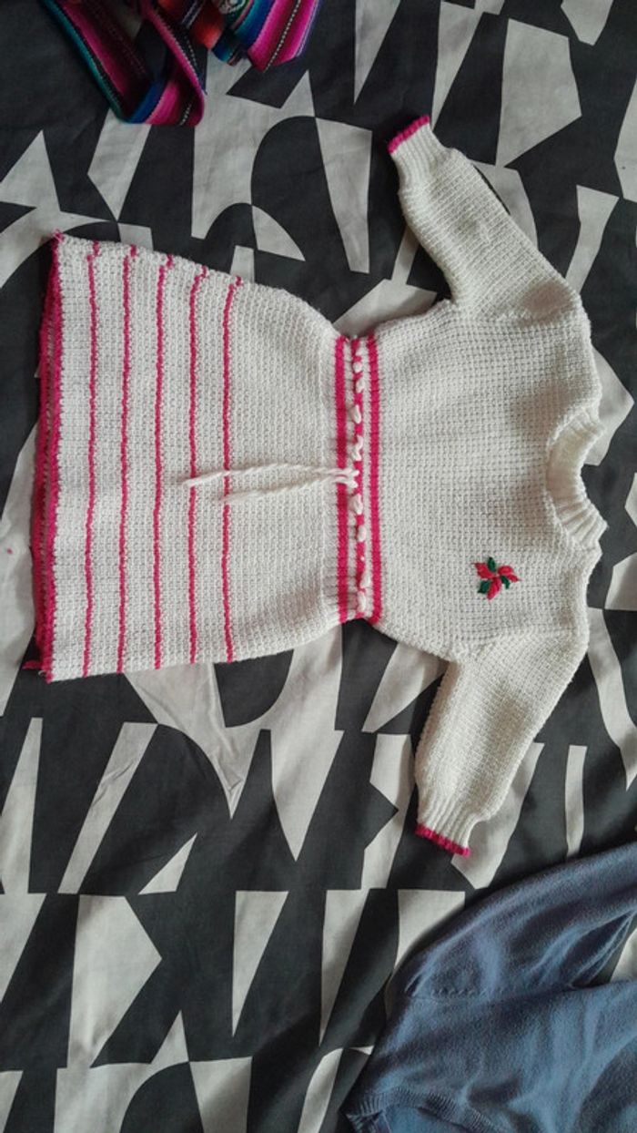 Robe hiver laine vintage
