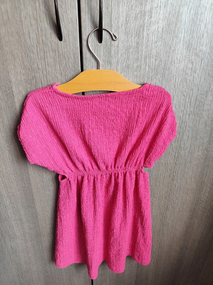 Robe rose fushia Kiabi 5 ans - photo numéro 3