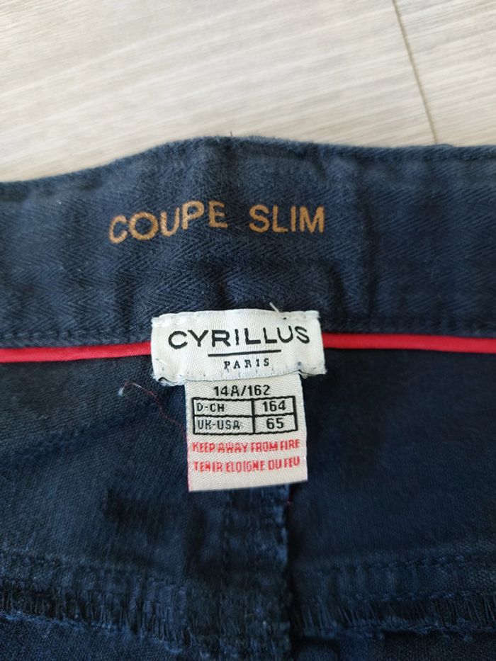 Pantalon en velours Cyrillus taille 14 ans - photo numéro 3