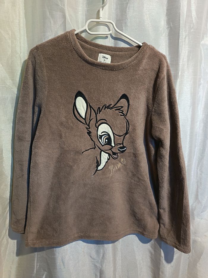 pull polaire motif Bambi de Disney 38 réf 55 D19