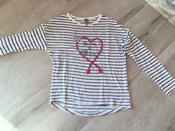 t-shirt marin fille