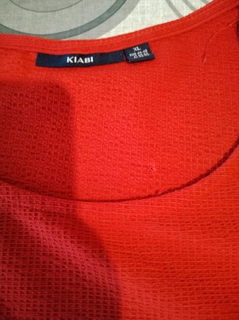 Robe manches courtes rouge