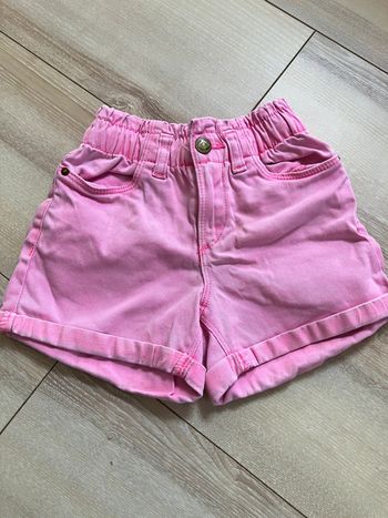 Short en jean rose Tape à l’œil 2 ans