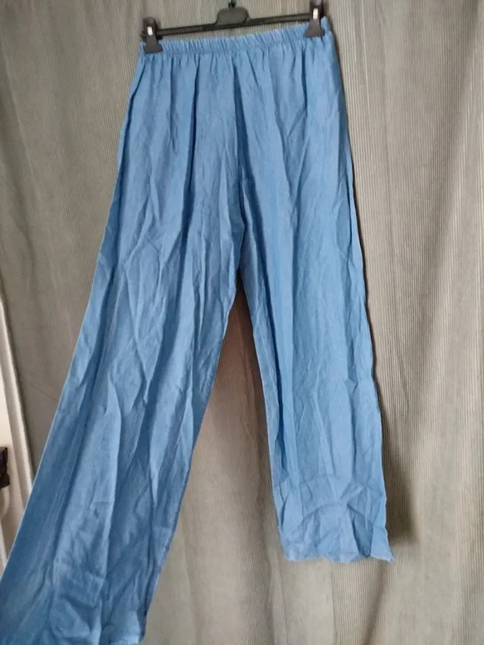 Ensemble pantalon ample jean souple - photo numéro 8