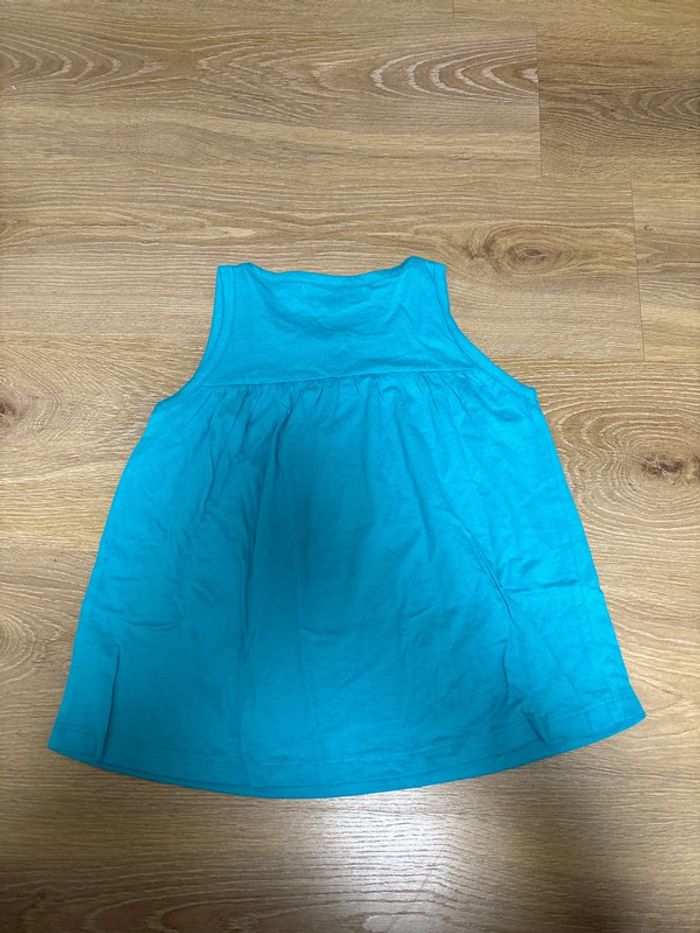 Débardeur bleu turquoise 8 ans - photo numéro 3