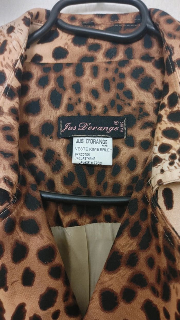 Magnifique trench imprimer le léopard sauvage a - photo numéro 6