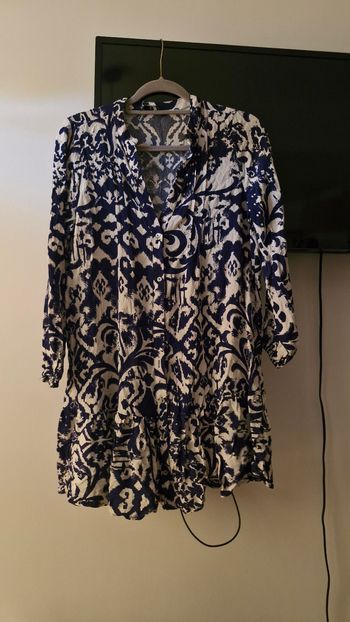Robe zara courte manche longue