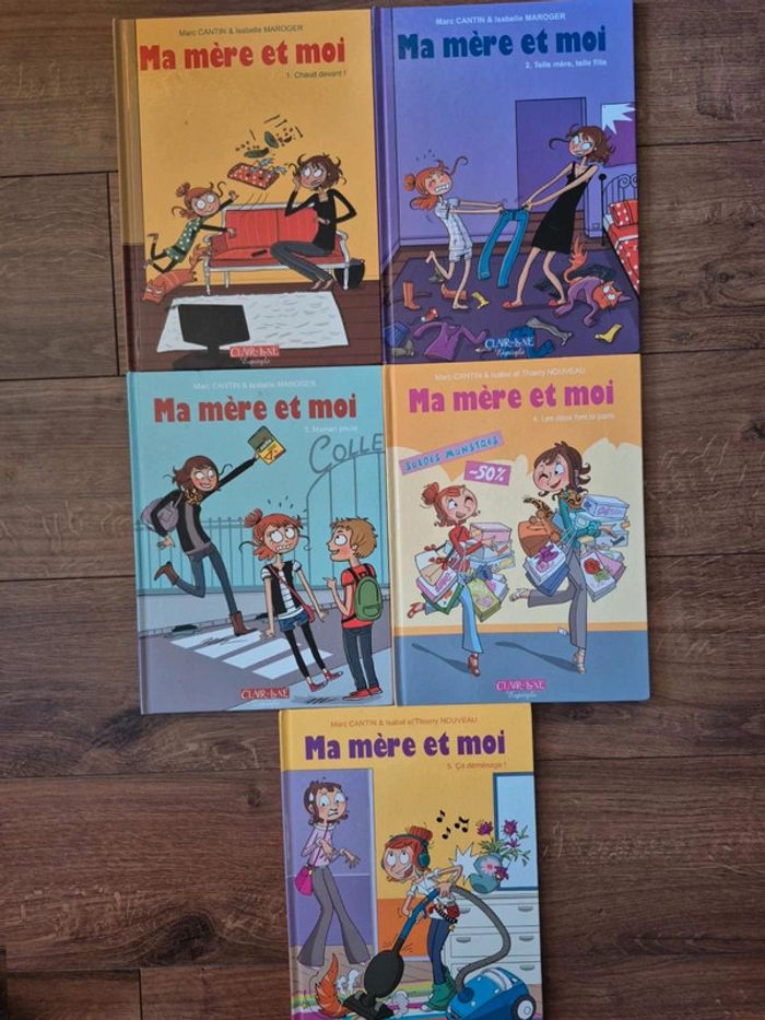 Lot de 5 bandes dessinées Ma mère et moi