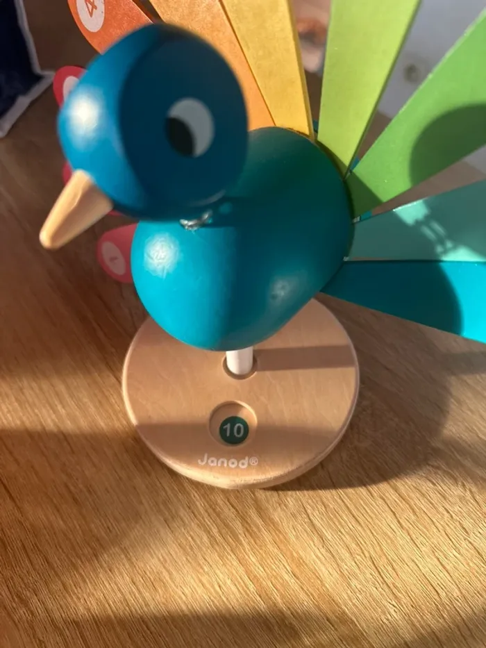 Paon “J’apprends à compter” Janod Très bon état - photo numéro 4