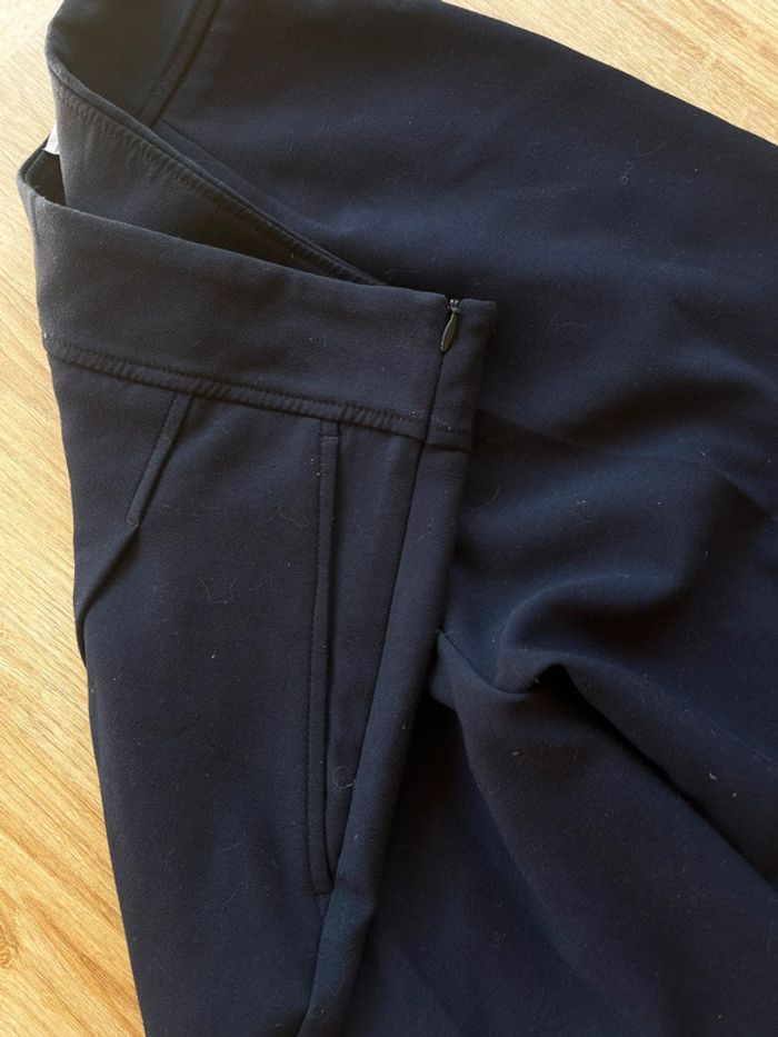 Pantalon droit ample bleu marine - photo numéro 5