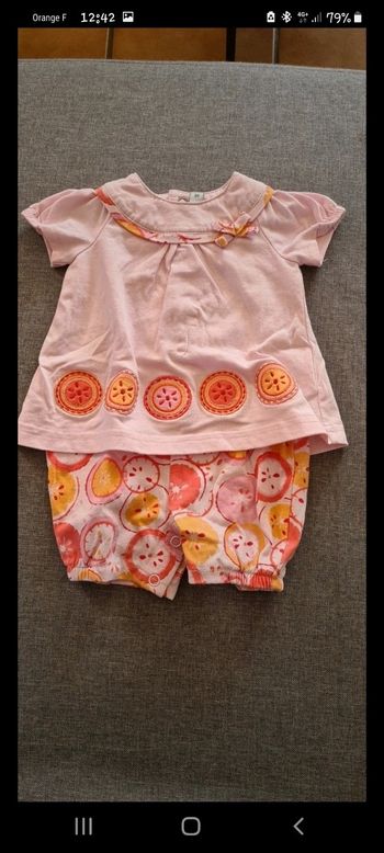 Ensemble taille 1 mois