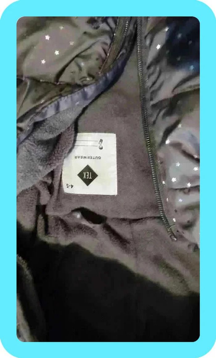 Belle doudoune chaude grise 4/5 ans TEX - photo numéro 3