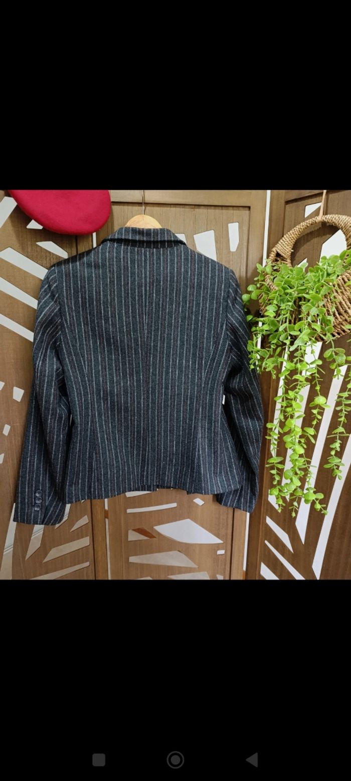 Blazer vintage femme 3 suisses taille 42 / laine - photo numéro 9
