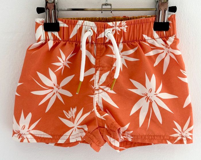 Short de bain orange