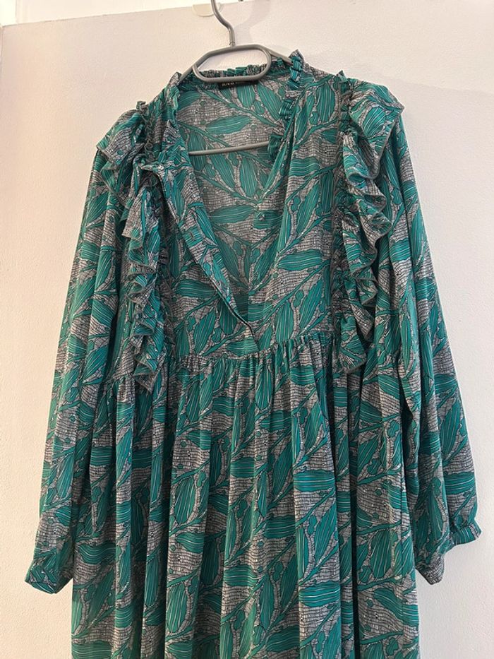 Robe ample taille L vert - photo numéro 2