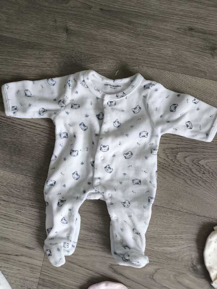 Lot de pyjama fille 0 mois - photo numéro 5