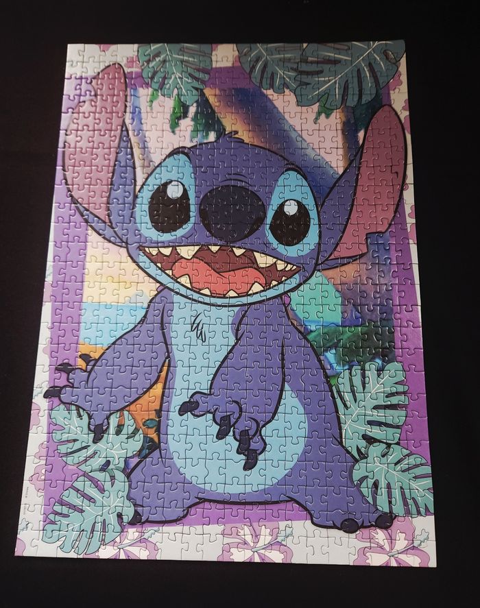 Puzzle 2 × 500 pièces Stitch marque Éduca 🎅 - photo numéro 3