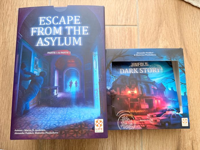 Escape Game « Escape from The Asylum » et « Unfold : Dark Story » Neuf