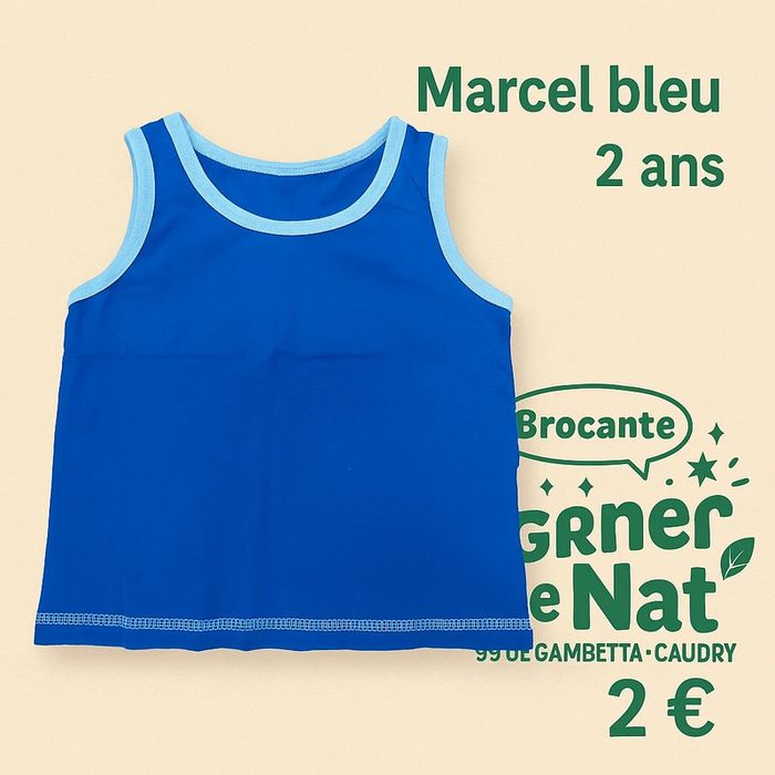 Marcel bleu taille 2 ans