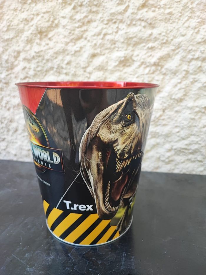 Seau a pop corn en métal Jurassic world rebirth neuf - photo numéro 5