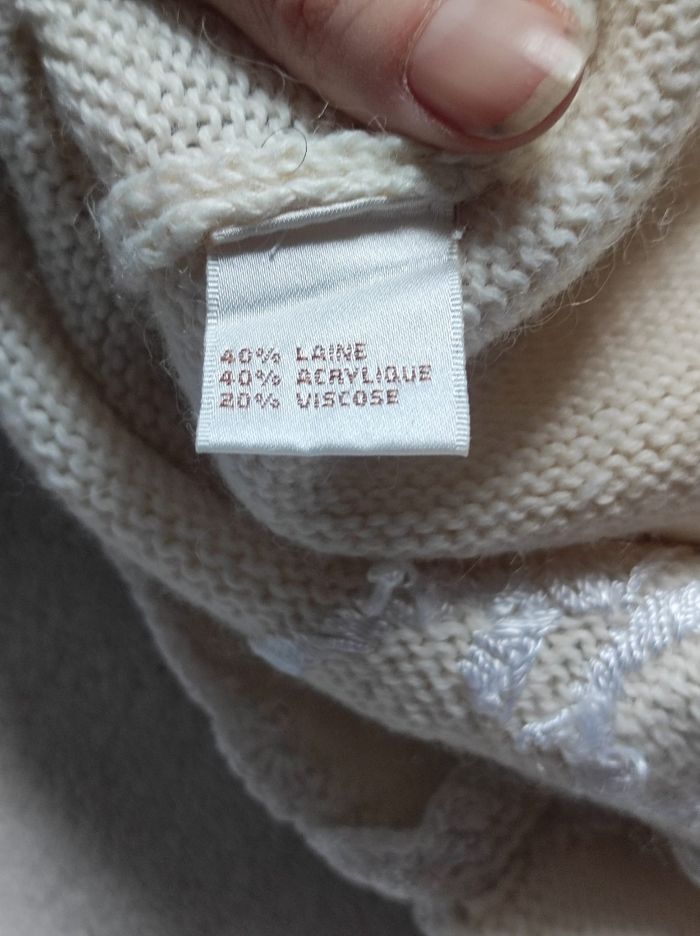 Cardigan vintage brodée taille unique - photo numéro 7