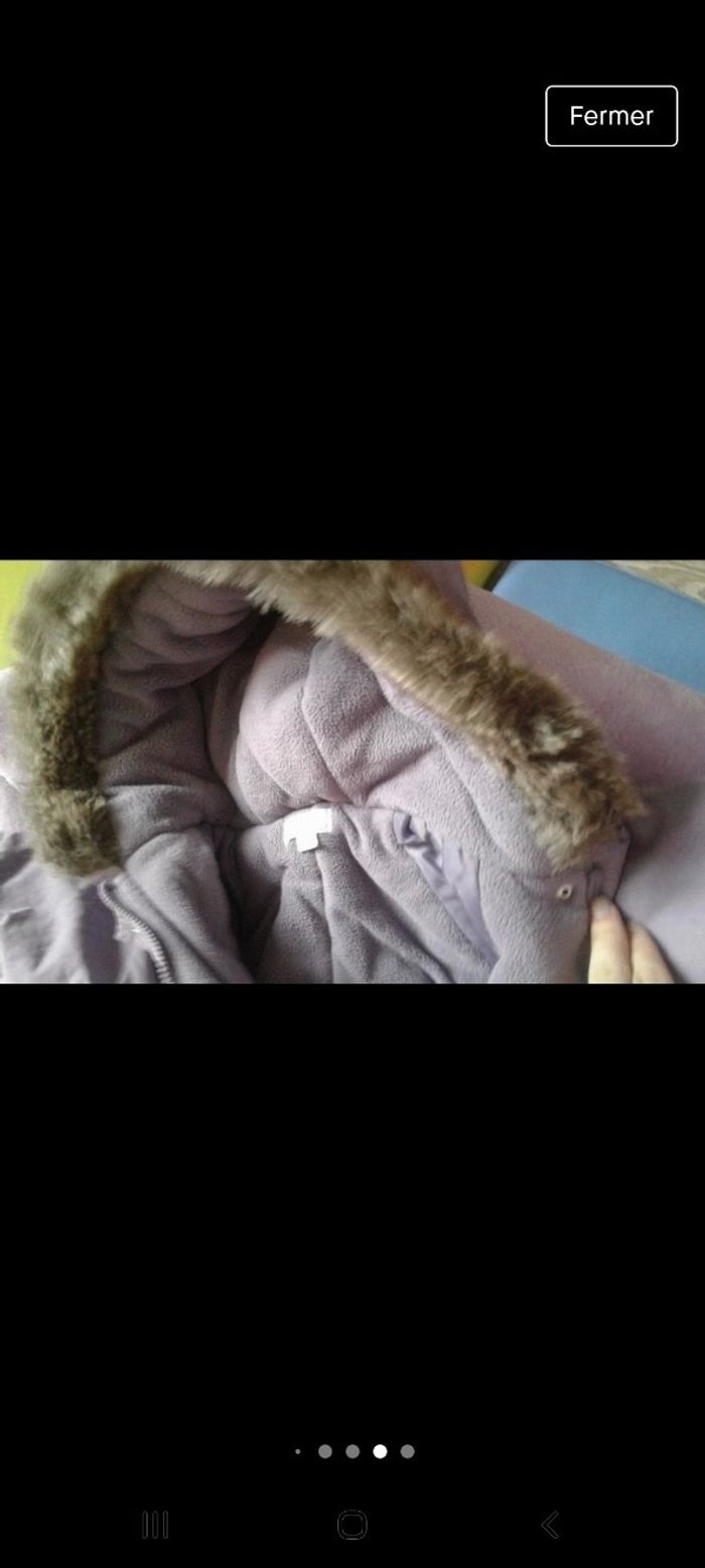 Combinaison lapin violette hiver chaude - photo numéro 5