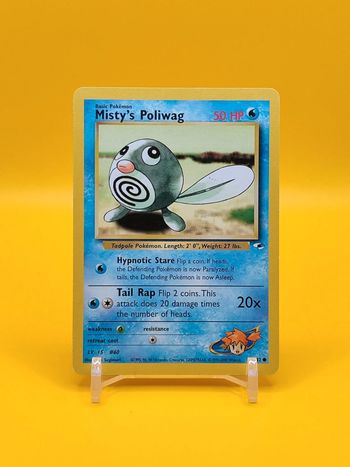 Pokémon Ptitard Misty's Poliwag bloc wizards gym heroes