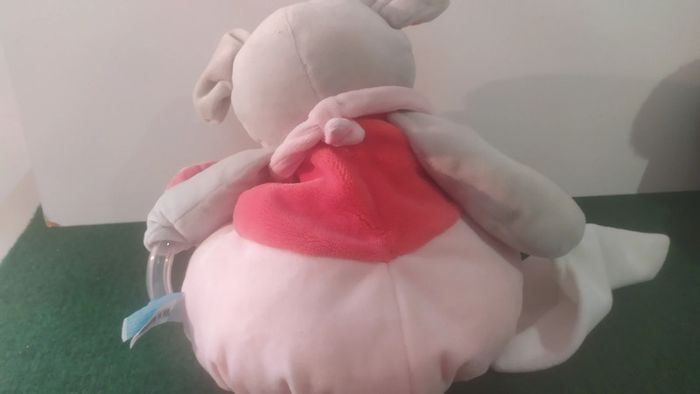 grosse souris doudou super activités anneaux baby nat - photo numéro 2