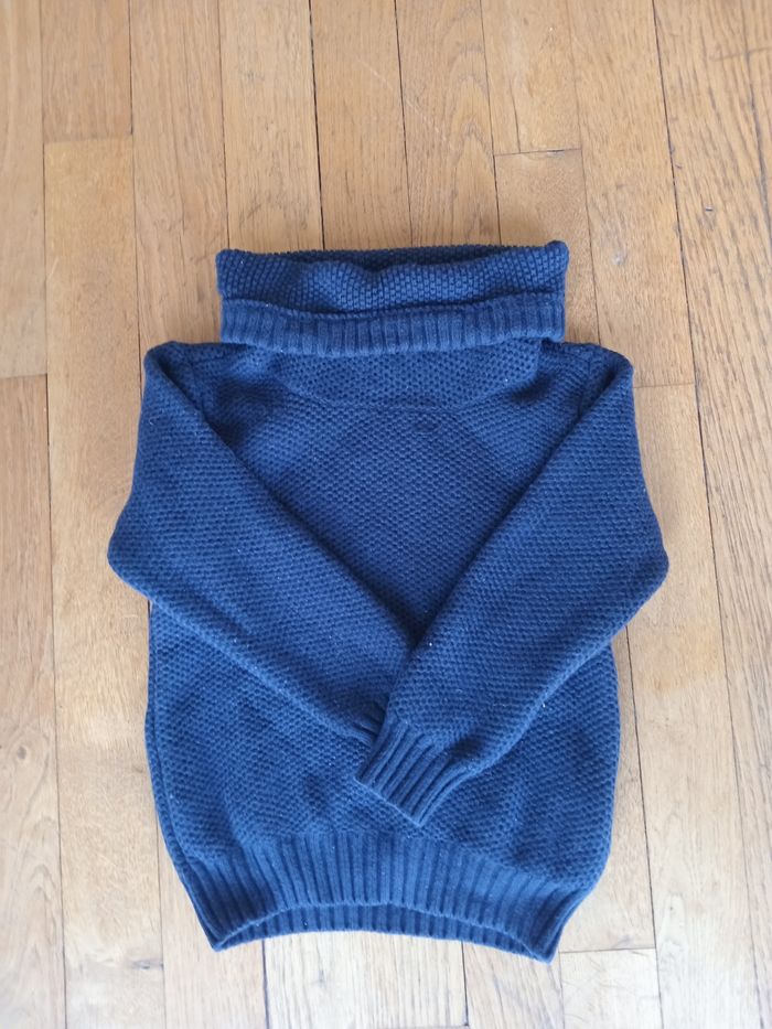 Pull garçon col roulé contient laine Okaïdi 4 ans