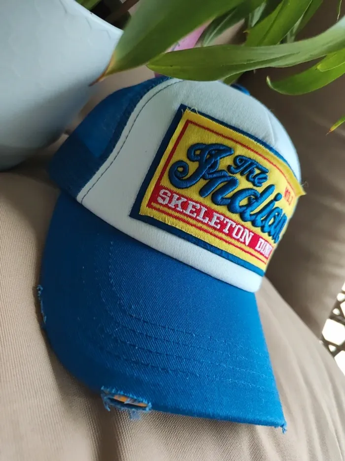 Casquette Trucker The Indian bleue - photo numéro 4