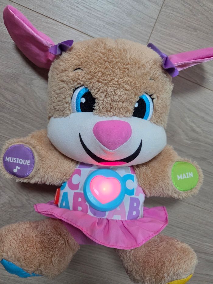 Peluche interactive fisher price