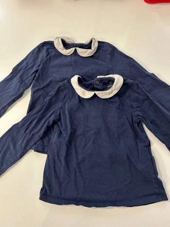 Lot de deux haut manches longues Cyrillus 6 ans