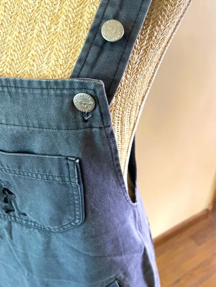 Salopette jupe en Denim jean- Taille 40 - jennyfer vintage - photo numéro 7