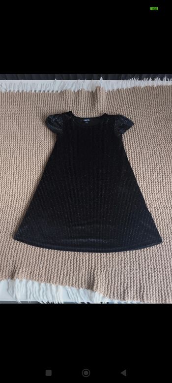 Robe  velours a strass