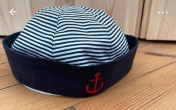 Chapeau marin bébé neuf 45 cm
