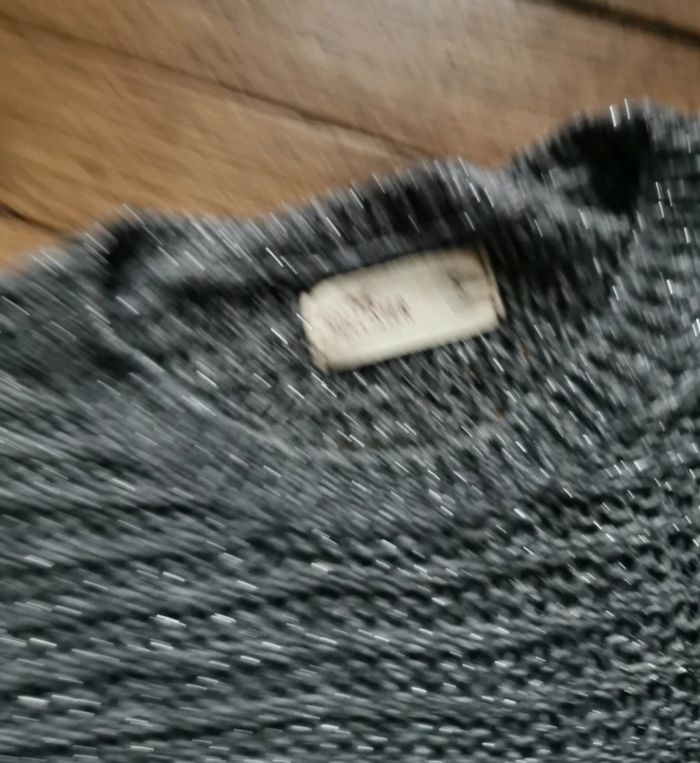 Pull gris paillette Hollister taille S - photo numéro 3