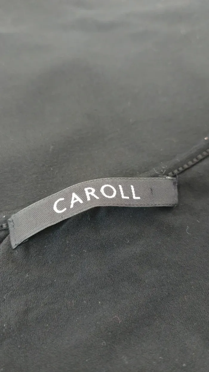 Top manches longues imprimé Caroll taille S - photo numéro 6