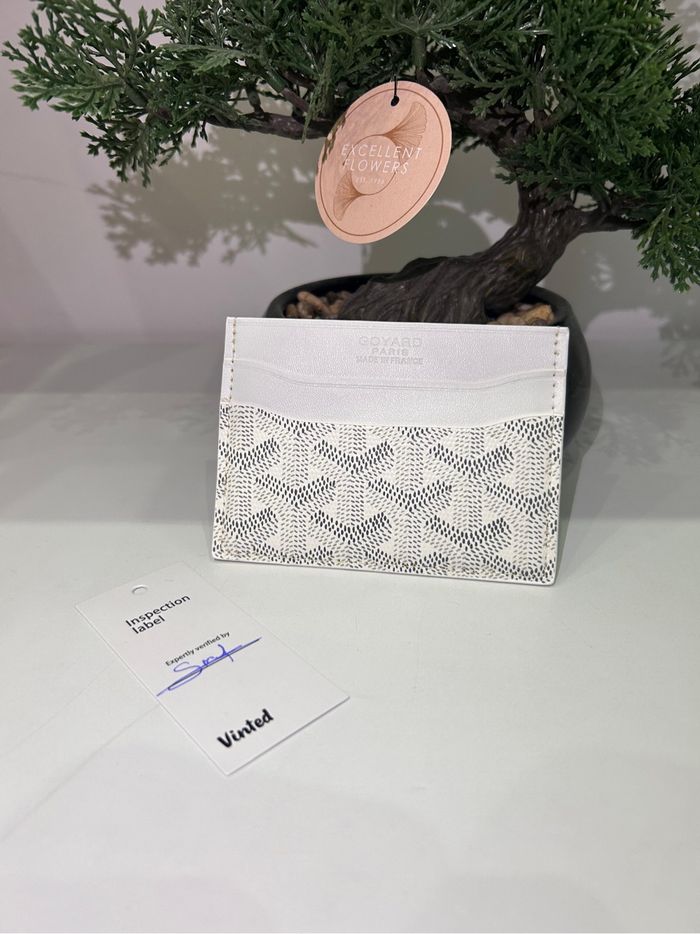 Porte carte Goyard Blanc - photo numéro 3