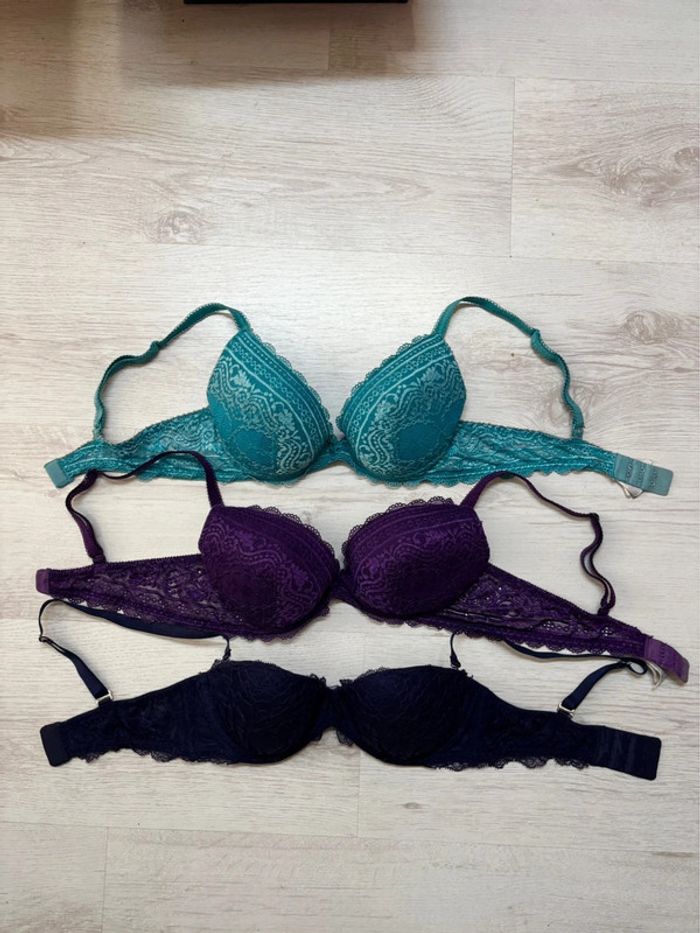 Lot 3 Soutiens-Gorge Etam / H&M 85-90 B - photo numéro 2