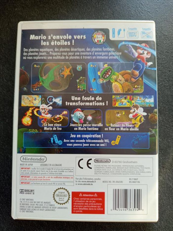Nintendo - Wii - Super Mario galaxy - photo numéro 2