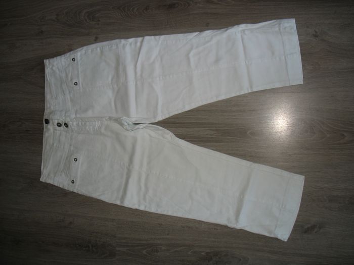 PANTACOURT BLANC "TERRE DE MARINS" - TAILLE 42 - n°01 - photo numéro 2