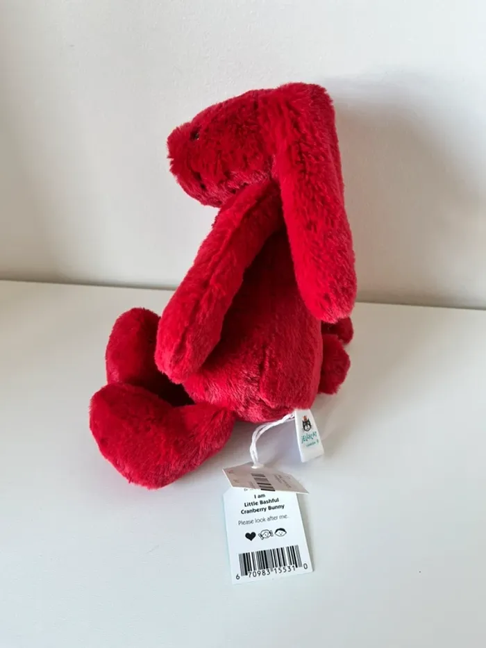 Small bashful Cranberry bunny Jellycat - photo numéro 2
