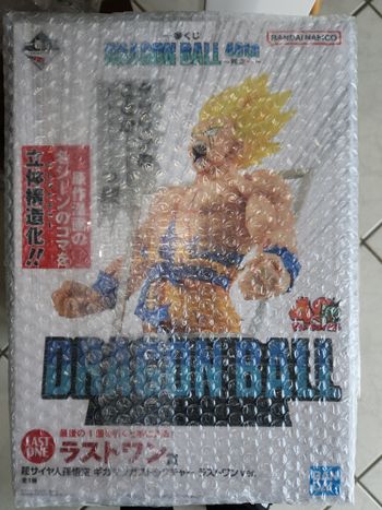 Figurine Dragon ball Z Super Saiyan Goku Giga Manga structure Ichiban Kuji last One