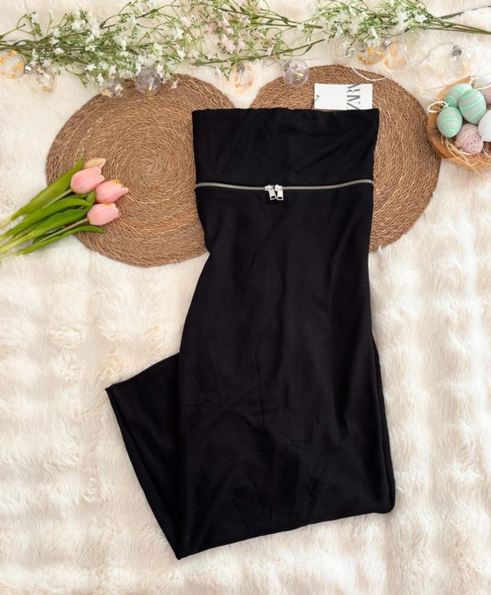 Robe bustier Zara noire taille M